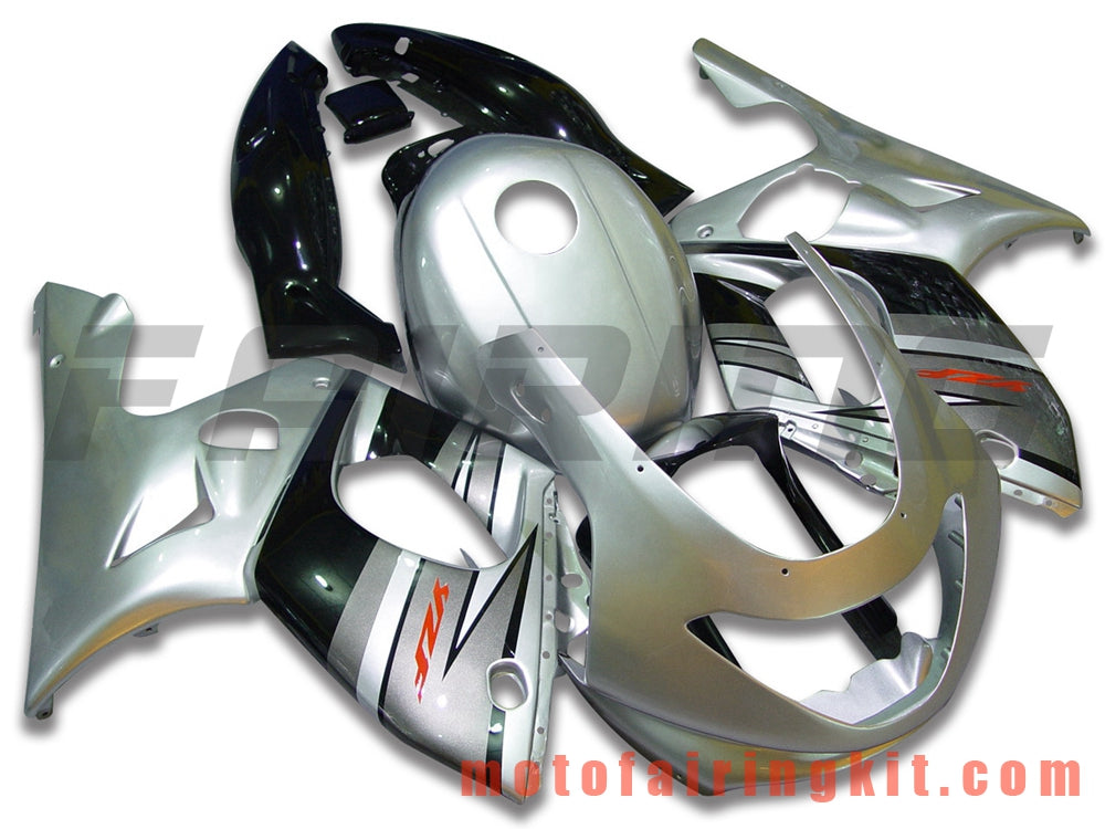 Fairing Kits Fit for YZF600R Thundercat 1997- 2007 YZF 600R 97 - 07 Plastic ABS Injection Mold Complete Motorcycle Body Aftermarket Bodywork Frame (Silver & Black) B034