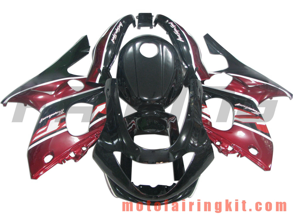 Fairing Kits Fit for YZF600R Thundercat 1997- 2007 YZF 600R 97 - 07 Plastic ABS Injection Mold Complete Motorcycle Body Aftermarket Bodywork Frame (Black & Red) B035