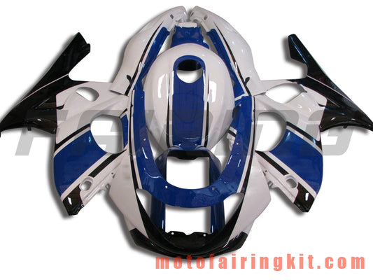 フェアリングキット YZF600R Thundercat 1997-2007 YZF 600R 97 - 07 プラスチック ABS 射出成形 完全なオートバイボディ アフターマーケットボディワークフレーム (ブルー &amp; ホワイト) B036