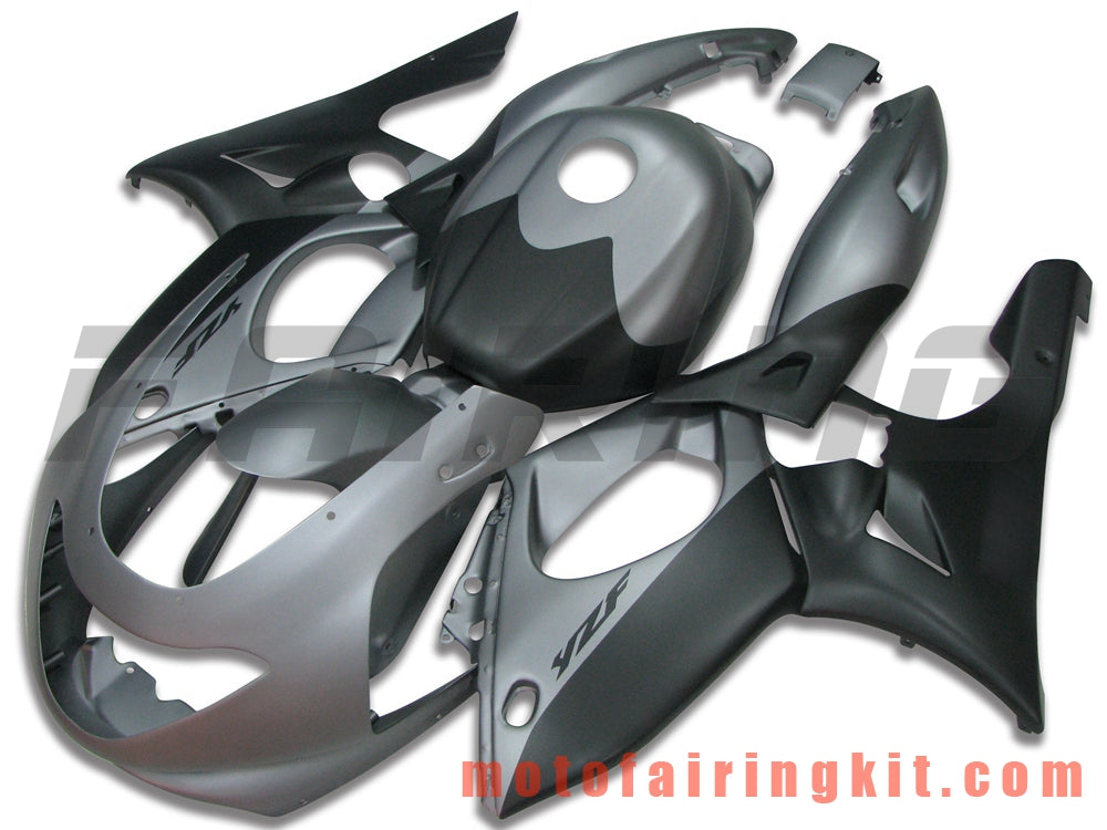 Fairing Kits Fit for YZF600R Thundercat 1997- 2007 YZF 600R 97 - 07 Plastic ABS Injection Mold Complete Motorcycle Body Aftermarket Bodywork Frame (Gray & Black) B037