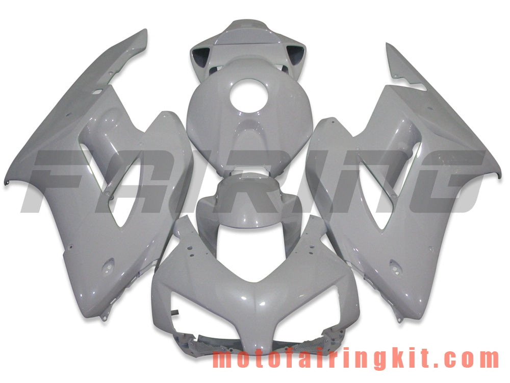 Fairing Kits Fit for CBR1000RR 2004 2005 CBR1000 RR 04 05 Plastic ABS Injection Mold Complete Motorcycle Body Aftermarket Bodywork Frame (White) B001