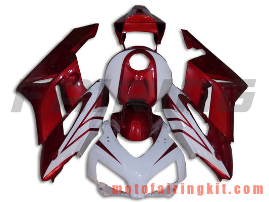 Fairing Kits Fit for CBR1000RR 2004 2005 CBR1000 RR 04 05 Plastic ABS Injection Mold Complete Motorcycle Body Aftermarket Bodywork Frame (Red & White) B002