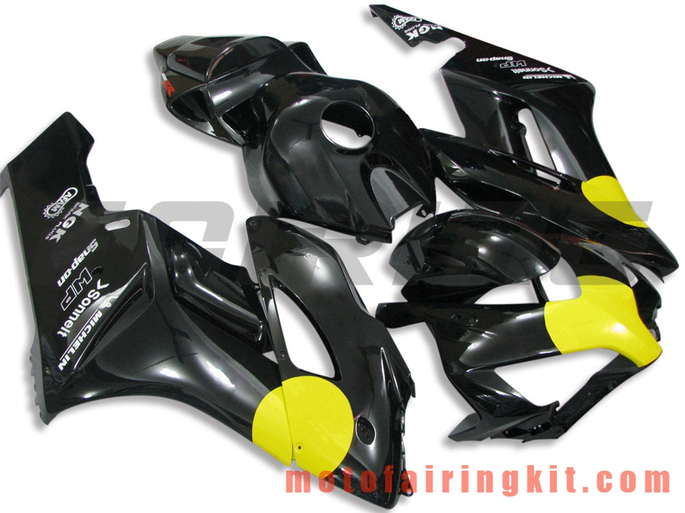 Fairing Kits Fit for CBR1000RR 2004 2005 CBR1000 RR 04 05 Plastic ABS Injection Mold Complete Motorcycle Body Aftermarket Bodywork Frame (Black & Yellow) B011