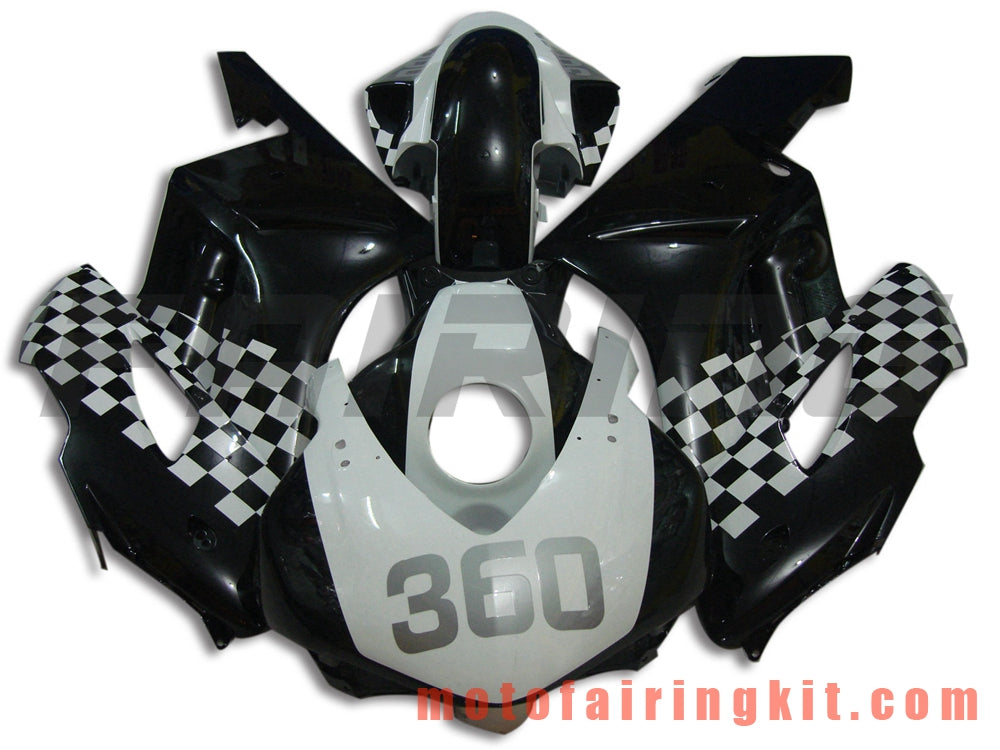 Fairing Kits Fit for CBR1000RR 2004 2005 CBR1000 RR 04 05 Plastic ABS Injection Mold Complete Motorcycle Body Aftermarket Bodywork Frame (Black & White) B015