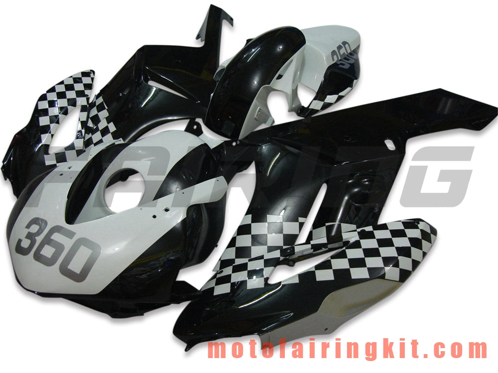 Fairing Kits Fit for CBR1000RR 2004 2005 CBR1000 RR 04 05 Plastic ABS Injection Mold Complete Motorcycle Body Aftermarket Bodywork Frame (Black & White) B015