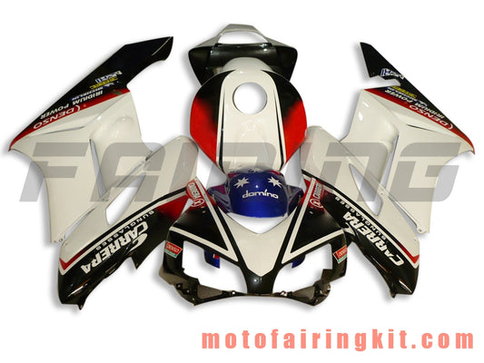 Kits de carenado aptos para CBR1000RR 2004 2005 CBR1000 RR 04 05 Molde de inyección de plástico ABS Carrocería completa para motocicleta Marco de carrocería de posventa (blanco y negro) B020