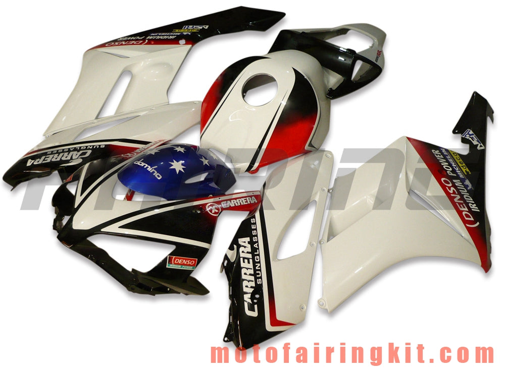 Fairing Kits Fit for CBR1000RR 2004 2005 CBR1000 RR 04 05 Plastic ABS Injection Mold Complete Motorcycle Body Aftermarket Bodywork Frame (White & Black) B020