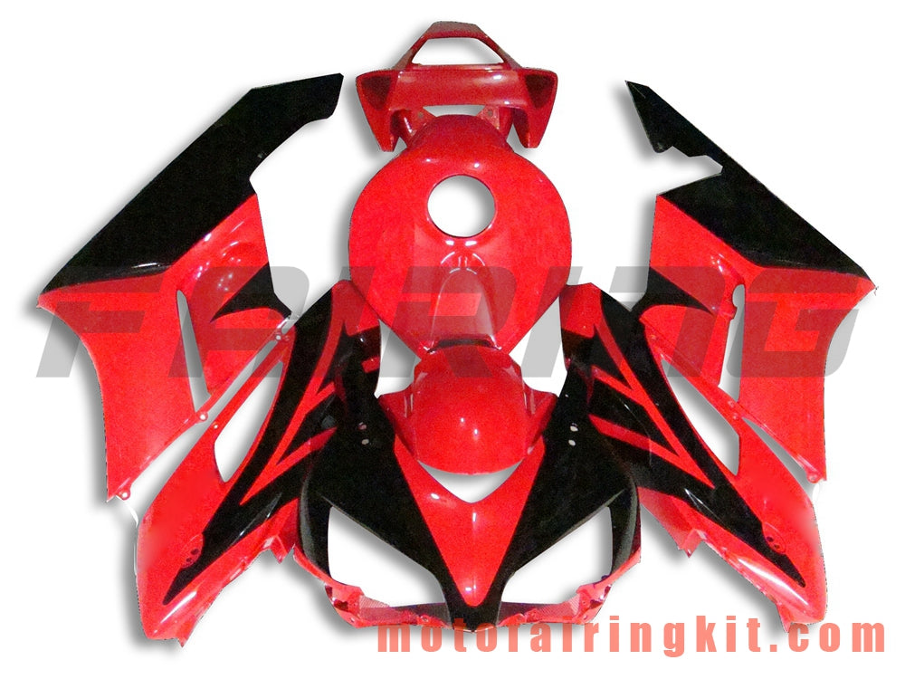 Fairing Kits Fit for CBR1000RR 2004 2005 CBR1000 RR 04 05 Plastic ABS Injection Mold Complete Motorcycle Body Aftermarket Bodywork Frame (Red & Black) B026