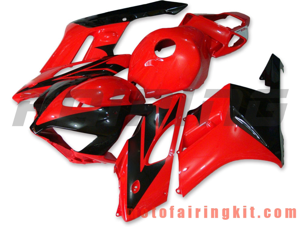 Fairing Kits Fit for CBR1000RR 2004 2005 CBR1000 RR 04 05 Plastic ABS Injection Mold Complete Motorcycle Body Aftermarket Bodywork Frame (Black & Red) B027