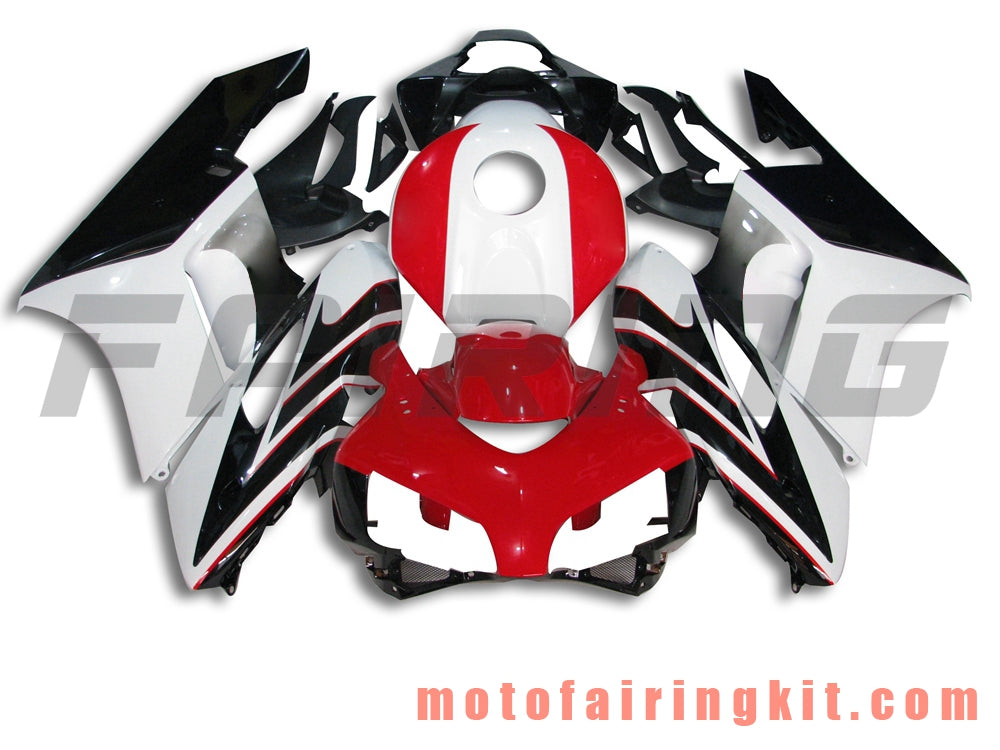 Fairing Kits Fit for CBR1000RR 2004 2005 CBR1000 RR 04 05 Plastic ABS Injection Mold Complete Motorcycle Body Aftermarket Bodywork Frame (Red & White) B028