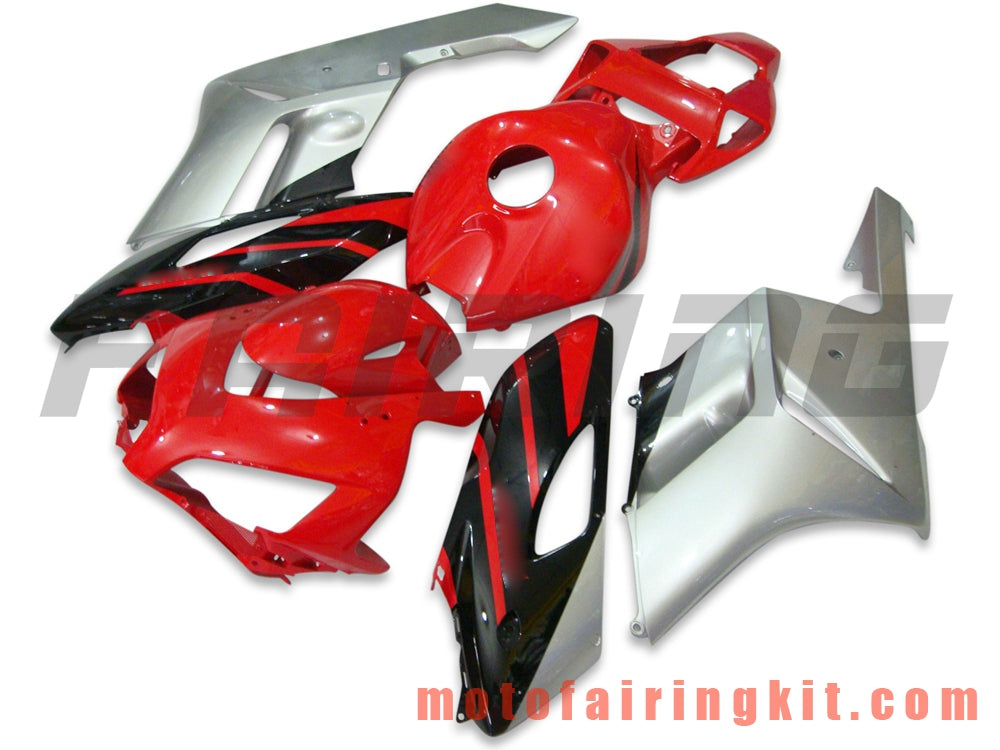 Fairing Kits Fit for CBR1000RR 2004 2005 CBR1000 RR 04 05 Plastic ABS Injection Mold Complete Motorcycle Body Aftermarket Bodywork Frame (Silver & Black) B030