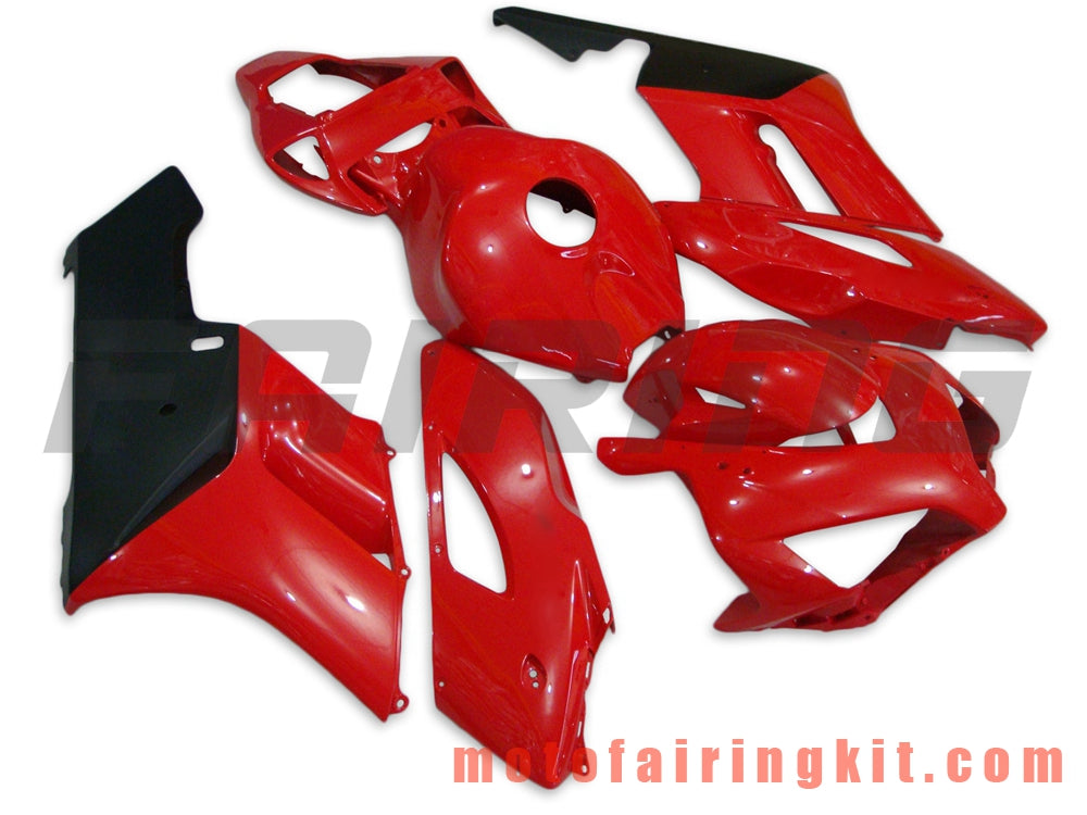 Fairing Kits Fit for CBR1000RR 2004 2005 CBR1000 RR 04 05 Plastic ABS Injection Mold Complete Motorcycle Body Aftermarket Bodywork Frame (Red & Black) B041