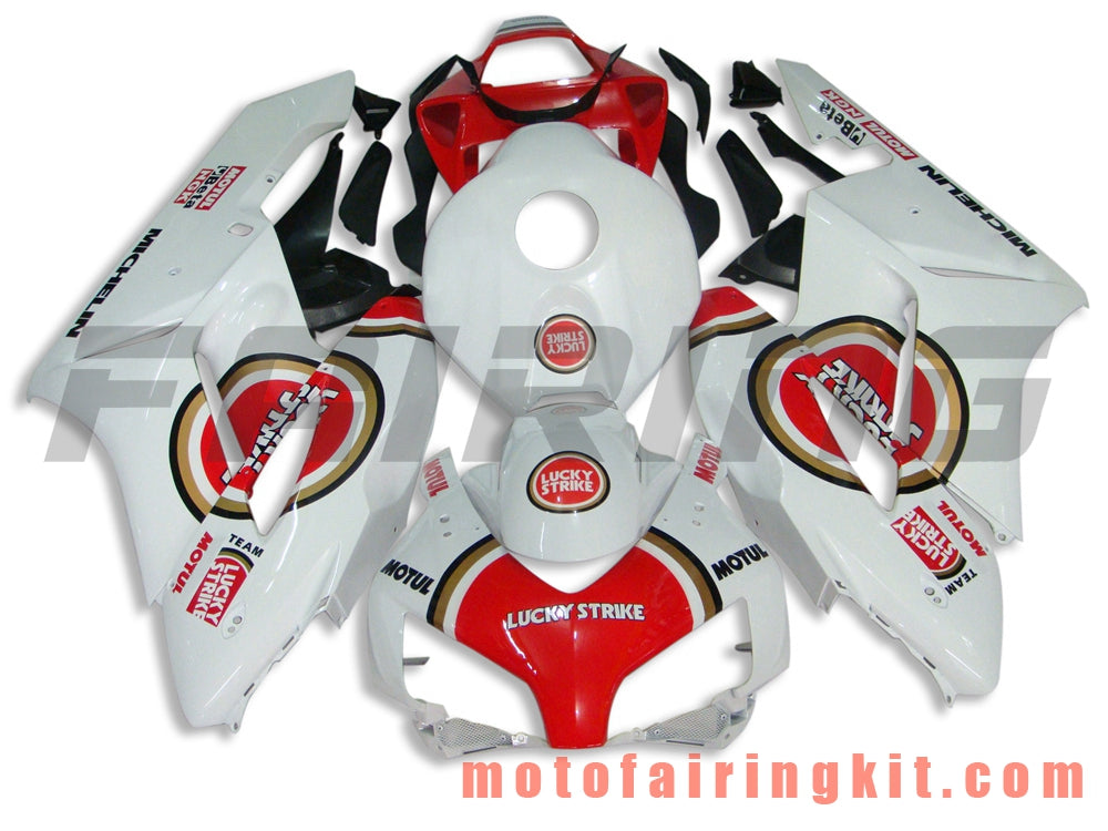 Fairing Kits Fit for CBR1000RR 2004 2005 CBR1000 RR 04 05 Plastic ABS Injection Mold Complete Motorcycle Body Aftermarket Bodywork Frame (White & Red) B054