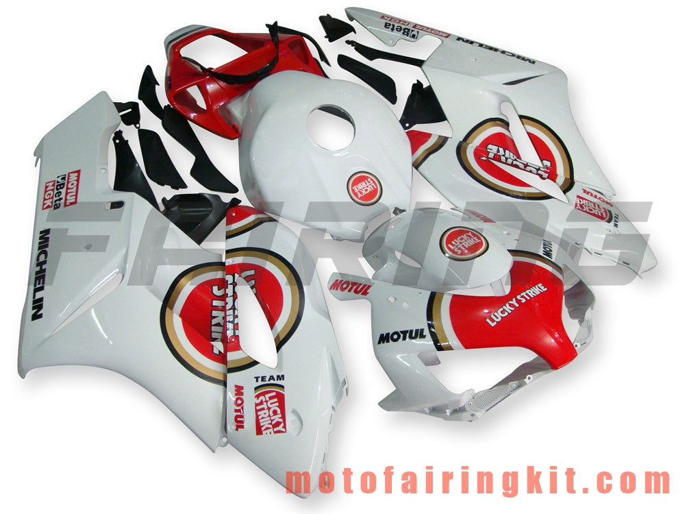 Kits de carenado aptos para CBR1000RR 2004 2005 CBR1000 RR 04 05 Molde de inyección de plástico ABS Carrocería completa para motocicleta Marco de carrocería de posventa (blanco y rojo) B054