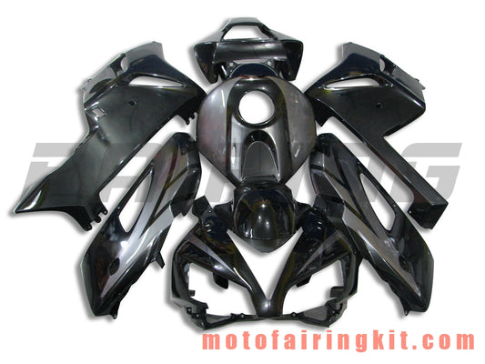 Fairing Kits Fit for CBR1000RR 2004 2005 CBR1000 RR 04 05 Plastic ABS Injection Mold Complete Motorcycle Body Aftermarket Bodywork Frame (Black & Silver) B064