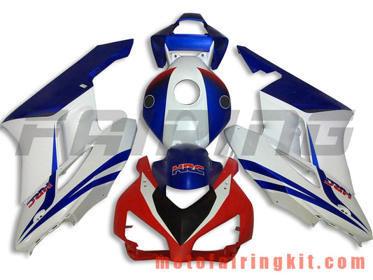 Fairing Kits Fit for CBR1000RR 2004 2005 CBR1000 RR 04 05 Plastic ABS Injection Mold Complete Motorcycle Body Aftermarket Bodywork Frame (White & Blue) B066