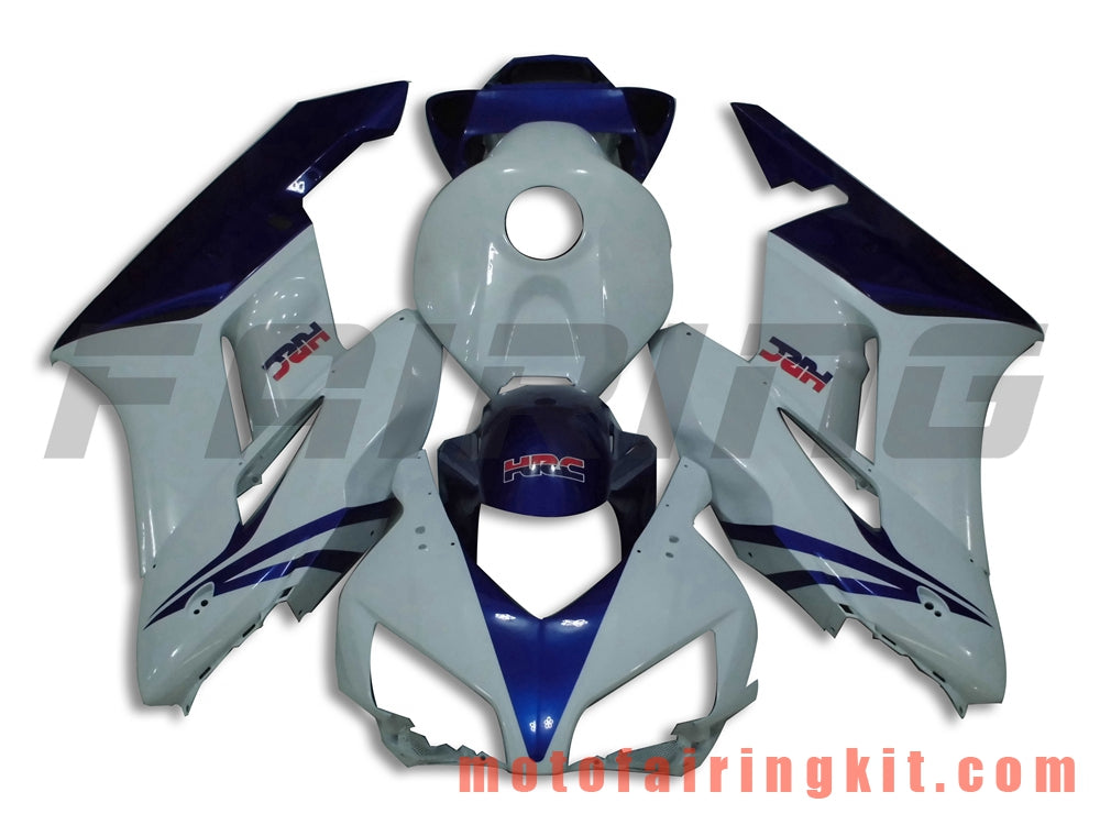 Kits de carenado aptos para CBR1000RR 2004 2005 CBR1000 RR 04 05 Molde de inyección de plástico ABS Carrocería completa para motocicleta Carrocería del mercado de accesorios Marco (azul y blanco) B067