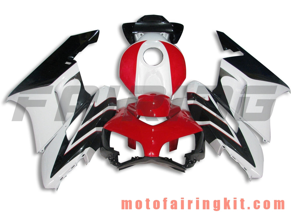 Kits de carenado aptos para CBR1000RR 2004 2005 CBR1000 RR 04 05 Molde de inyección de plástico ABS Carrocería completa para motocicleta Marco de carrocería de posventa (blanco y rojo) B068