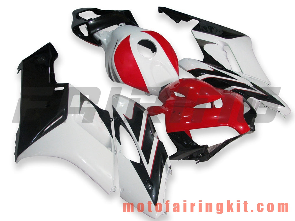 Fairing Kits Fit for CBR1000RR 2004 2005 CBR1000 RR 04 05 Plastic ABS Injection Mold Complete Motorcycle Body Aftermarket Bodywork Frame (White & Red) B068