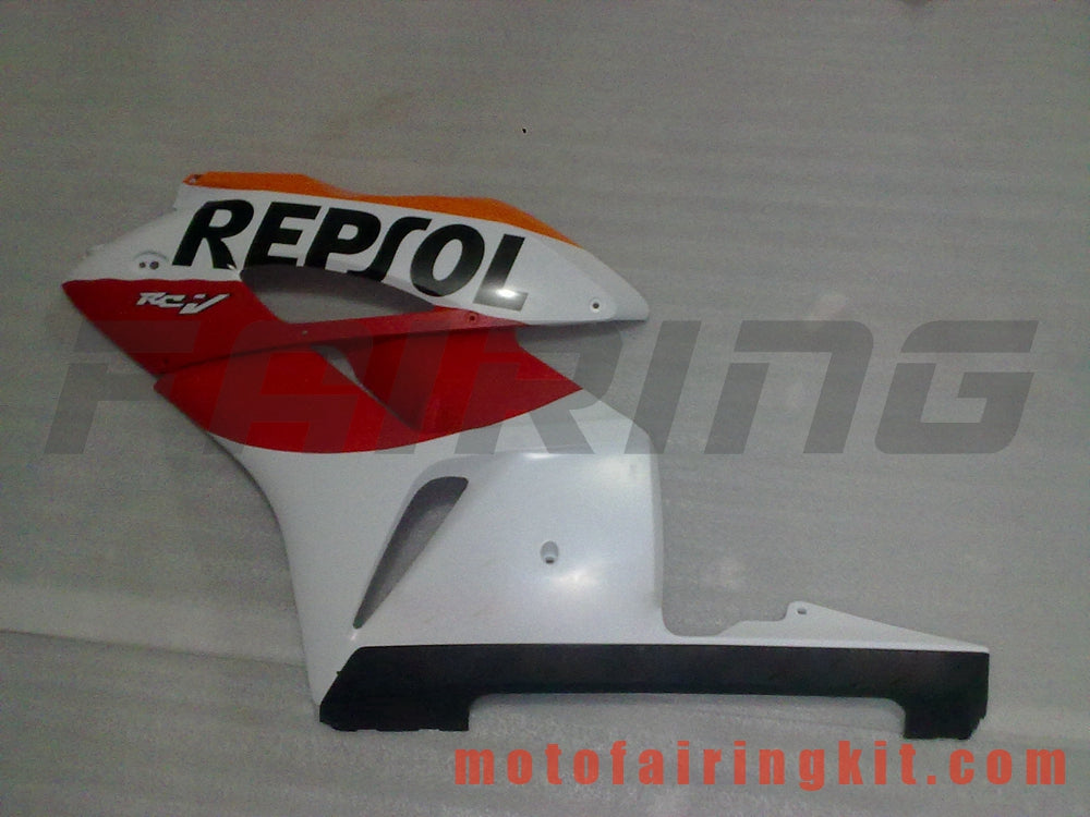 Kits de carenado aptos para CBR1000RR 2004 2005 CBR1000 RR 04 05 Molde de inyección de plástico ABS Carrocería completa para motocicleta Carrocería del mercado de accesorios Marco (naranja y blanco) B083