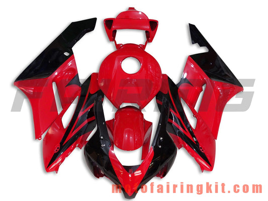 Kits de carenado aptos para CBR1000RR 2004 2005 CBR1000 RR 04 05 Molde de inyección de plástico ABS Carrocería completa para motocicleta Marco de carrocería de posventa (negro y rojo) B085