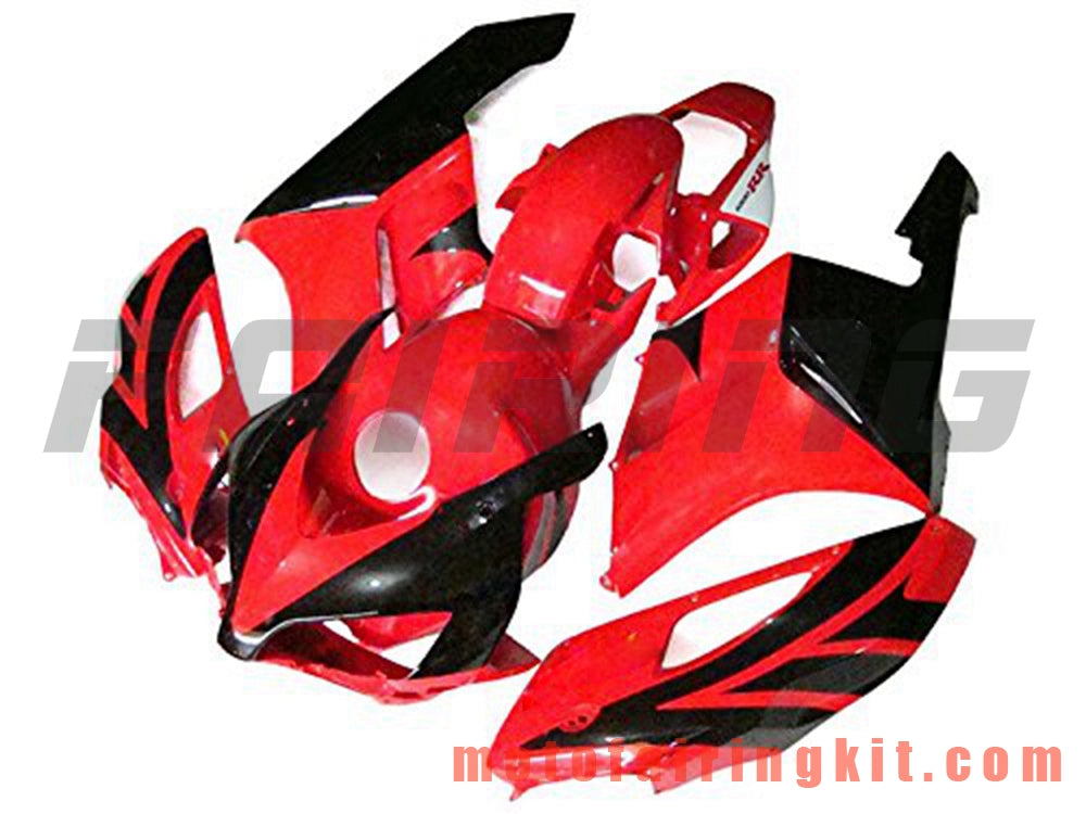 Fairing Kits Fit for CBR1000RR 2004 2005 CBR1000 RR 04 05 Plastic ABS Injection Mold Complete Motorcycle Body Aftermarket Bodywork Frame (Red & Black) B089