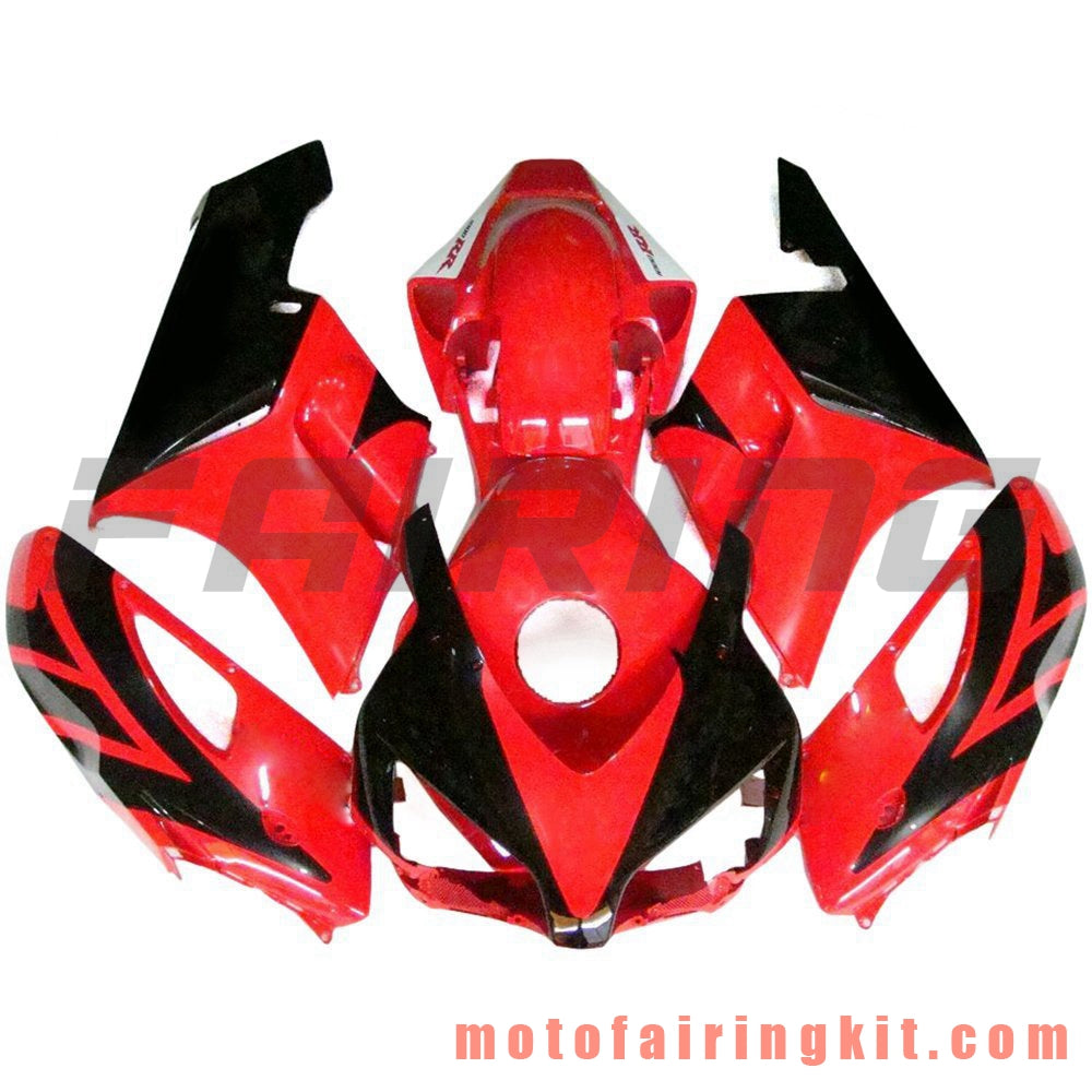 Fairing Kits Fit for CBR1000RR 2004 2005 CBR1000 RR 04 05 Plastic ABS Injection Mold Complete Motorcycle Body Aftermarket Bodywork Frame (Red & Black) B089