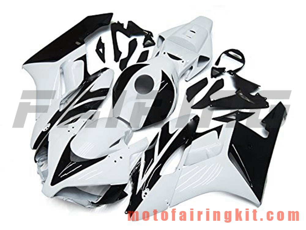 Fairing Kits Fit for CBR1000RR 2004 2005 CBR1000 RR 04 05 Plastic ABS Injection Mold Complete Motorcycle Body Aftermarket Bodywork Frame (White & Black) B090