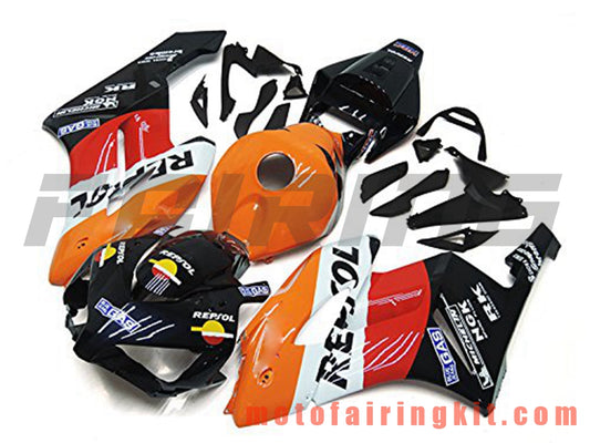 Kits de carenado aptos para CBR1000RR 2004 2005 CBR1000 RR 04 05 Molde de inyección de plástico ABS Carrocería completa para motocicleta Carrocería del mercado de accesorios Marco (naranja y negro) B094