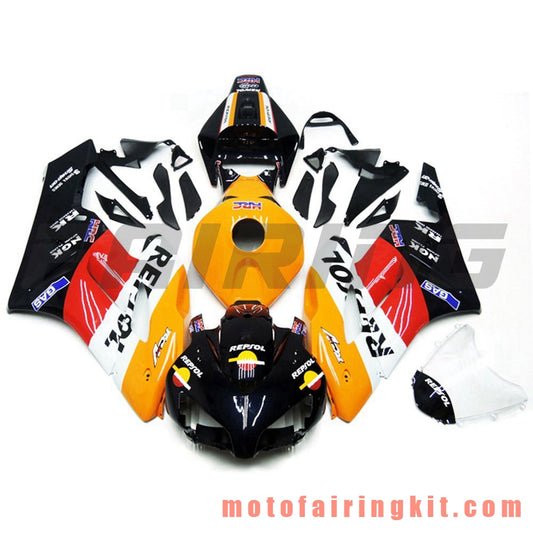 Kits de carenado aptos para CBR1000RR 2004 2005 CBR1000 RR 04 05 Molde de inyección de plástico ABS Carrocería completa para motocicleta Carrocería del mercado de accesorios Marco (naranja y negro) B100