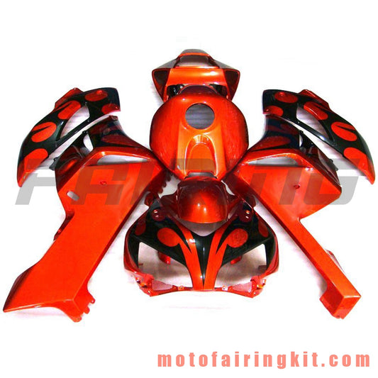 Kits de carenado aptos para CBR1000RR 2004 2005 CBR1000 RR 04 05 Molde de inyección de plástico ABS Carrocería completa para motocicleta Marco de carrocería de posventa (rojo y negro) B102