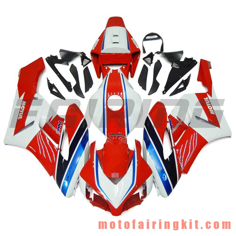 Fairing Kits Fit for CBR1000RR 2004 2005 CBR1000 RR 04 05 Plastic ABS Injection Mold Complete Motorcycle Body Aftermarket Bodywork Frame (Red & White) B105