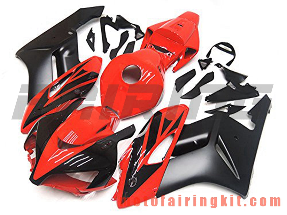 Fairing Kits Fit for CBR1000RR 2004 2005 CBR1000 RR 04 05 Plastic ABS Injection Mold Complete Motorcycle Body Aftermarket Bodywork Frame (Red & Black) B109