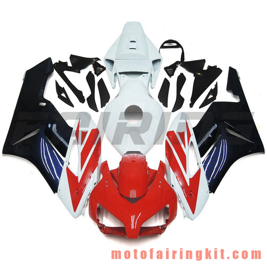 Kits de carenado aptos para CBR1000RR 2004 2005 CBR1000 RR 04 05 Molde de inyección de plástico ABS Carrocería completa para motocicleta Carrocería del mercado de accesorios Marco (rojo y negro) B110