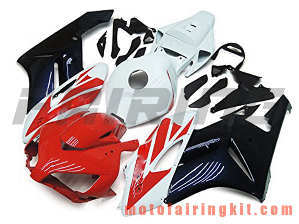 Fairing Kits Fit for CBR1000RR 2004 2005 CBR1000 RR 04 05 Plastic ABS Injection Mold Complete Motorcycle Body Aftermarket Bodywork Frame (Red & Black) B110