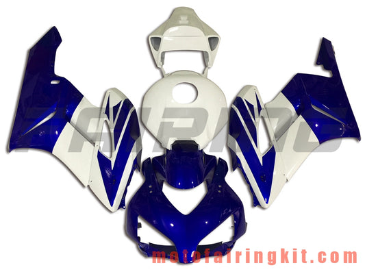 Kits de carenado aptos para CBR1000RR 2004 2005 CBR1000 RR 04 05 Molde de inyección de plástico ABS Carrocería completa para motocicleta Carrocería del mercado de accesorios Marco (azul y blanco) B115