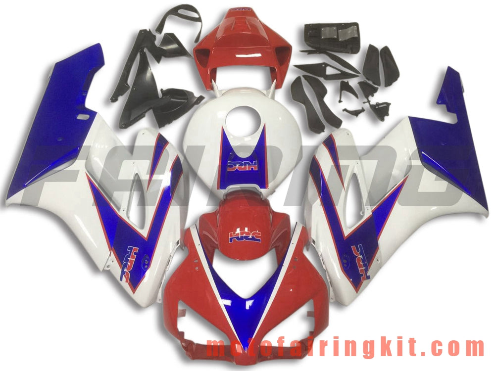 Kits de carenado aptos para CBR1000RR 2004 2005 CBR1000 RR 04 05 Molde de inyección de plástico ABS Carrocería completa para motocicleta Carrocería del mercado de accesorios Marco (blanco y rojo) B117