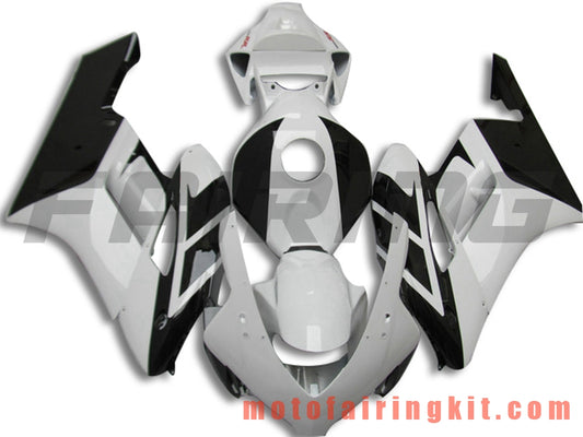 Fairing Kits Fit for CBR1000RR 2004 2005 CBR1000 RR 04 05 Plastic ABS Injection Mold Complete Motorcycle Body Aftermarket Bodywork Frame (White & Black) B131