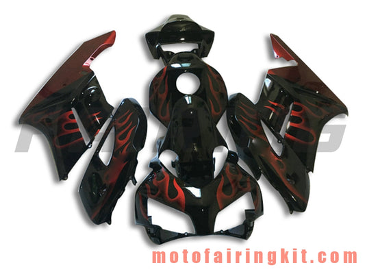 Fairing Kits Fit for CBR1000RR 2004 2005 CBR1000 RR 04 05 Plastic ABS Injection Mold Complete Motorcycle Body Aftermarket Bodywork Frame (Black & Red) B132