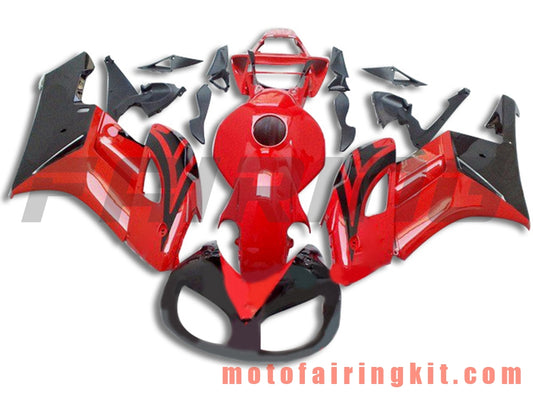 Kits de carenado aptos para CBR1000RR 2004 2005 CBR1000 RR 04 05 Molde de inyección de plástico ABS Carrocería completa para motocicleta Marco de carrocería de posventa (rojo y negro) B133