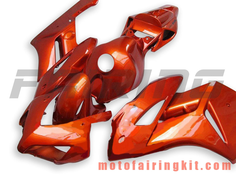 Fairing Kits Fit for CBR1000RR 2004 2005 CBR1000 RR 04 05 Plastic ABS Injection Mold Complete Motorcycle Body Aftermarket Bodywork Frame (Orange) B135