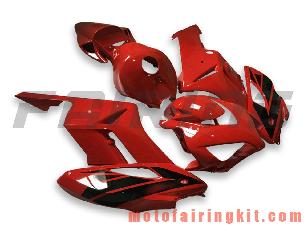 Kits de carenado aptos para CBR1000RR 2004 2005 CBR1000 RR 04 05 Molde de inyección de plástico ABS Carrocería completa para motocicleta Carrocería del mercado de accesorios Marco (rojo y negro) B137