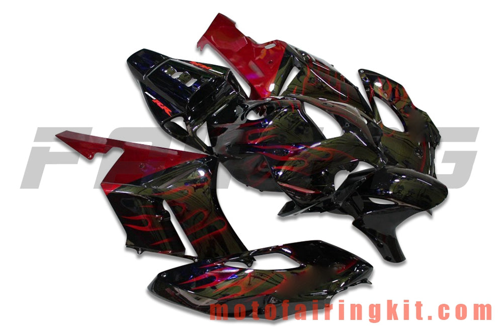 Fairing Kits Fit for CBR1000RR 2004 2005 CBR1000 RR 04 05 Plastic ABS Injection Mold Complete Motorcycle Body Aftermarket Bodywork Frame (Red & Black) B138