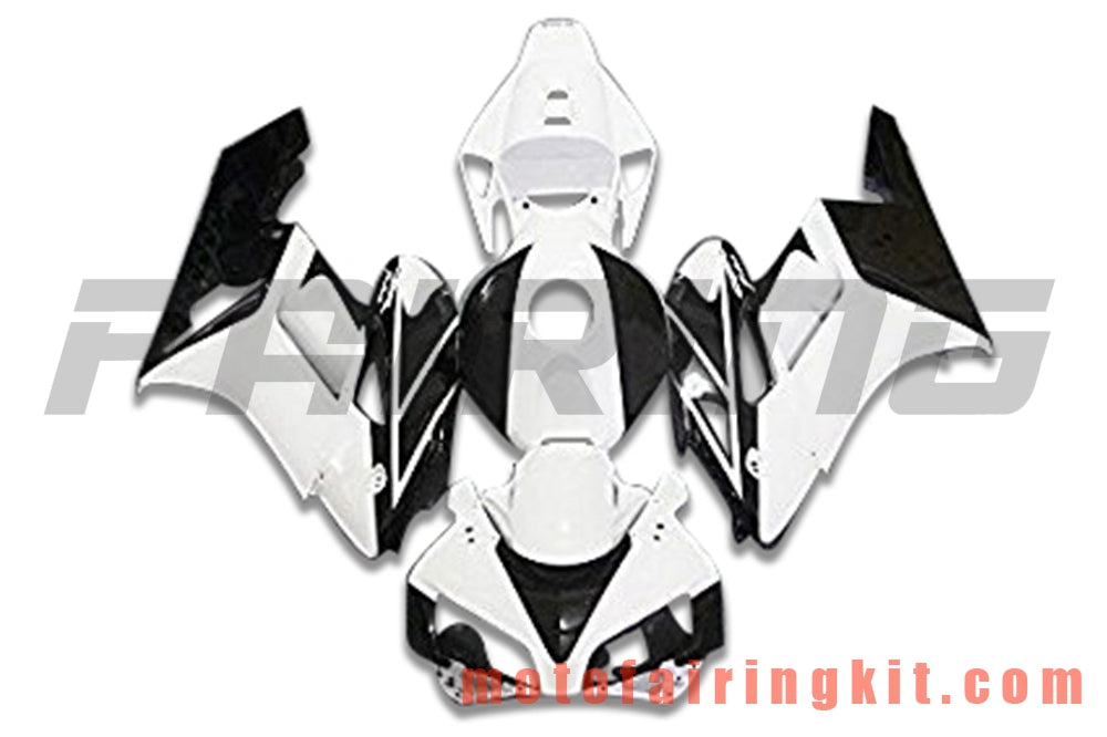 Kits de carenado aptos para CBR1000RR 2004 2005 CBR1000 RR 04 05 Molde de inyección de plástico ABS Carrocería completa para motocicleta Marco de carrocería de posventa (blanco y negro) B141