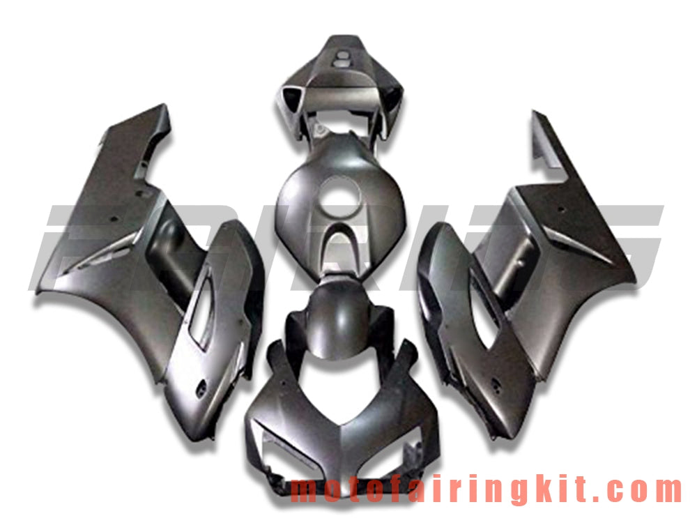 Fairing Kits Fit for CBR1000RR 2004 2005 CBR1000 RR 04 05 Plastic ABS Injection Mold Complete Motorcycle Body Aftermarket Bodywork Frame (Gray & Black) B142