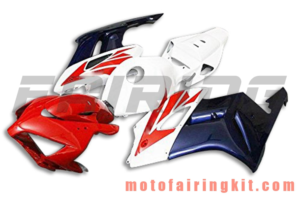 Fairing Kits Fit for CBR1000RR 2004 2005 CBR1000 RR 04 05 Plastic ABS Injection Mold Complete Motorcycle Body Aftermarket Bodywork Frame (Red & White) B143