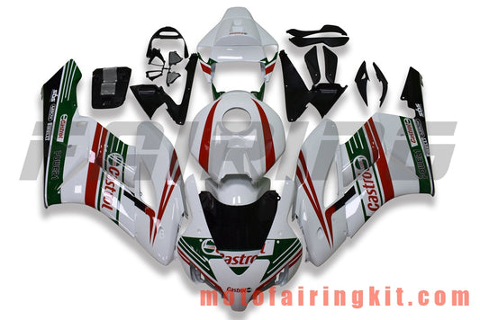 Fairing Kits Fit for CBR1000RR 2004 2005 CBR1000 RR 04 05 Plastic ABS Injection Mold Complete Motorcycle Body Aftermarket Bodywork Frame (White & Red) B146