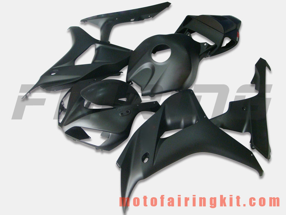 Fairing Kits Fit for CBR1000RR 2006 2007 CBR1000 RR 06 07 Plastic ABS Injection Mold Complete Motorcycle Body Aftermarket Bodywork Frame (Black) B034