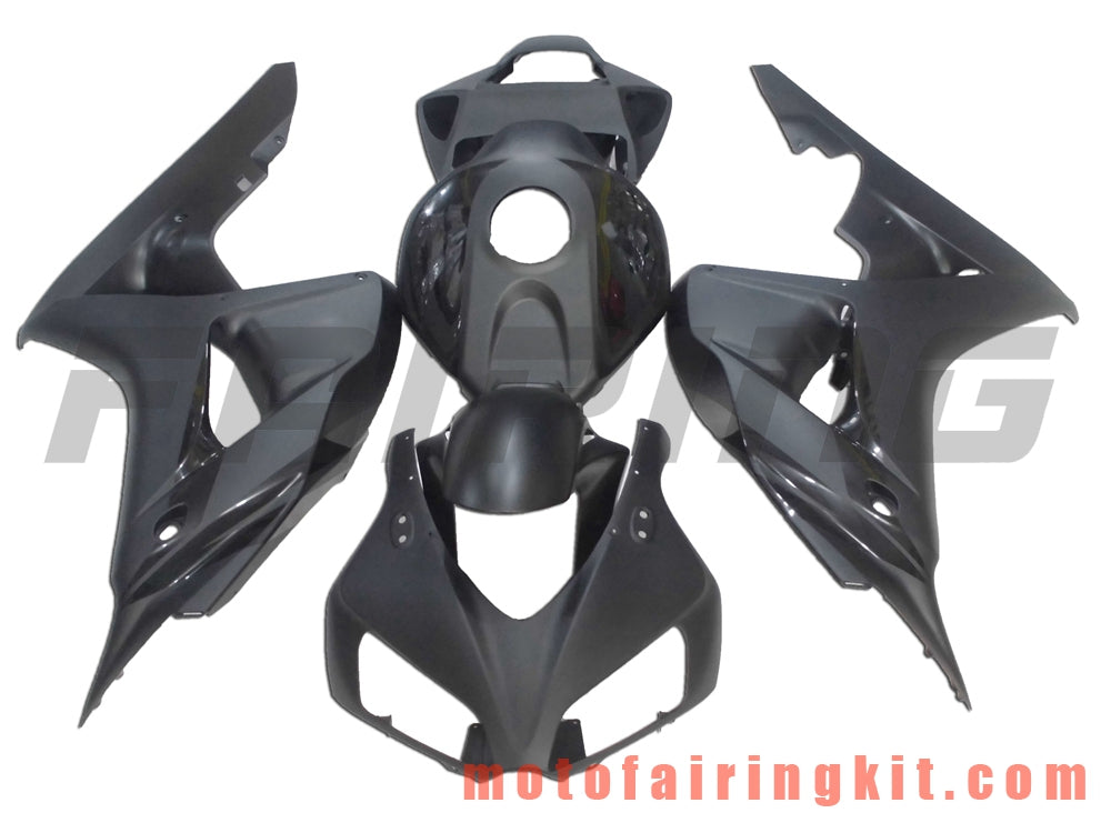 Fairing Kits Fit for CBR1000RR 2006 2007 CBR1000 RR 06 07 Plastic ABS Injection Mold Complete Motorcycle Body Aftermarket Bodywork Frame (Black) B035