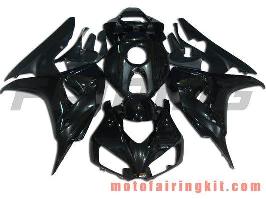 Fairing Kits Fit for CBR1000RR 2006 2007 CBR1000 RR 06 07 Plastic ABS Injection Mold Complete Motorcycle Body Aftermarket Bodywork Frame (Black) B036